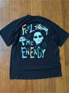 Stussy Vintage T-Shirt in Black